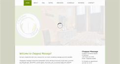 Desktop Screenshot of chappazmassage.com