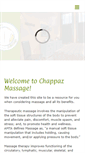 Mobile Screenshot of chappazmassage.com